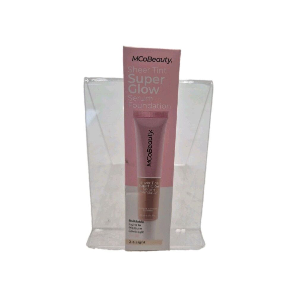 MCoBeauty Super Glow Sheer TINT Serum Foundation 2-3 LIGHT